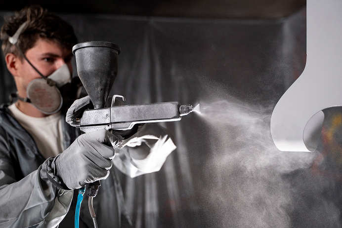 Powder coating application