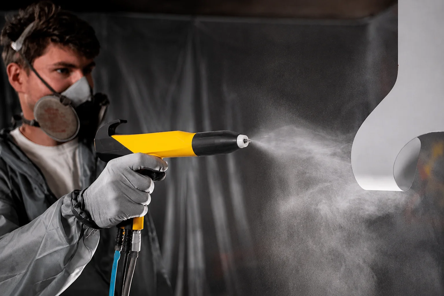 Powder coating application